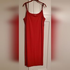 Gap red bodycon midi XL